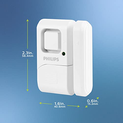 Philips Personal Security Window and Door Alarm, 10 Pack, Wireless Chime - size: 10 Pack