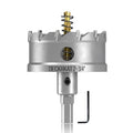 2-3/4" TCT Hole Saw for Hard Metal, Heavy Duty 70mm Tungsten Carbide Tipped Hole Cutter with Spring Loaded Pilot Drill Bit for Stainless Steel, Metal, Iron, and Plastic. - size: 2-3/4" (70mm)