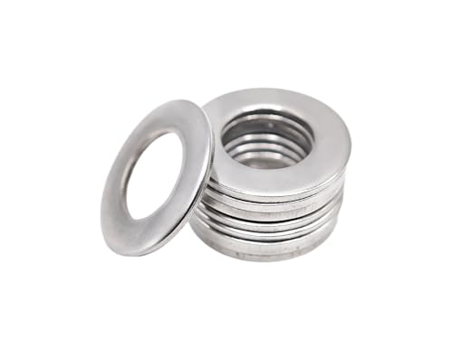 412pcs Flat Washer Set 304 Stainless Steel M4 to M12 Washers for Screws & Bolts A2-70 Metal Washers Assortment Fender Washers for Automotive & DIY - size: 412pcs Flat Washer Set