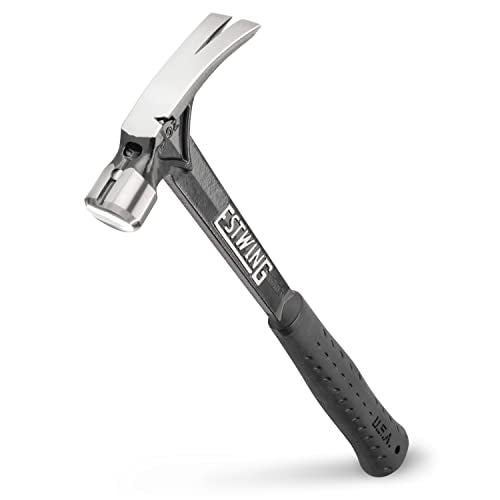 ESTWING Ultra Series Hammer, 15oz Smooth Face, Black Grip, EB-15S - size: 15 oz, style: Smooth Face