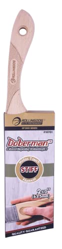 ROLLINGDOG 2.5 Inch Angled Paint Brush - color: 2.5" Stiff Bristles(pack of 1)