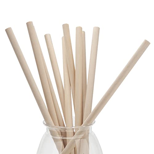 Wooden Dowel Rods Wood Dowels, 10PCS 1/2 x 12 Round Wooden Sticks for Crafts, Macrame Dowels, Unfinished Hardwood Sticks for Crafting, Arts and DIYers, Tiered Cake Support and Wedding Ribbon Wands - size: 1/2"×12"-10PCS