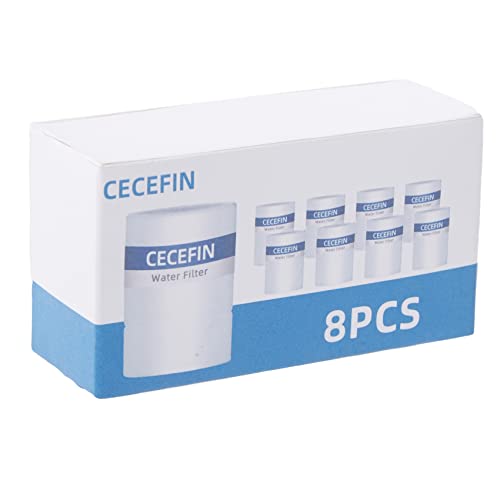 8pcs White Filter Element Replacement for CECEFIN Filtered Faucet Extender - color: C2- White- Water Filter
