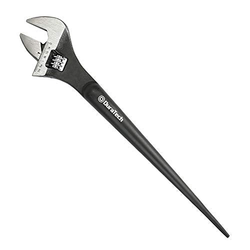 DURATECH 12-Inch Adjustable Construction Spud Wrench - size: 12-Inch