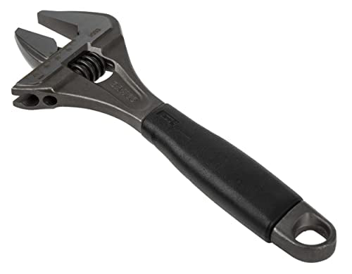 Bahco 9033 R US Ergo X-Wide Adjustable Wrench, 10-Inch, Black - size: 10 inches, style: Black Phosphate Finish - Standard Jaw