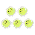 5pcs Small Circular Bubble Spirit Levels - [18mm Diameter 9mm Thickness] Mini Round RV Level Leveling Tools for Travel Trailer Turntable Camera, Lime - color: Lime, size: 18mm x 9mm