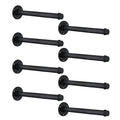 Industrial Pipe Shelf Brackets for 10 Inches Board, Heavy Duty Wall Mounted Metal Shelving Brackets for DIY Floating Shelves (8 Pack) - size: 10 Inch 8 Pack