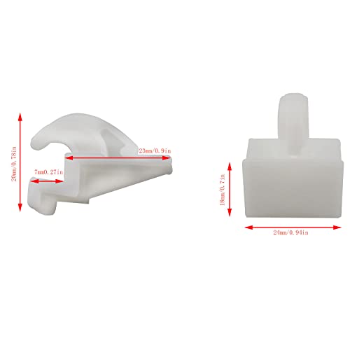 3051162 Front 3051163 Rear Drawer Glide CHENJIN 2Set Range Oven Front and Rear Drawer Glide Replacement Kit for AP2121517 PS434227 PS434226 AP2121517 305136118 3012698 08067766