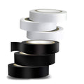 Wapodeai 6PCS (3 Black + 3 White) Electrical Tape, 0.62 in X 49 ft - style: 3PCS White and 3PCS Black