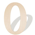 17 Inch Large Wooden Numbers 0, Wood Numbers Cutout for DIY Crafts - color: 0, size: 17 Inch