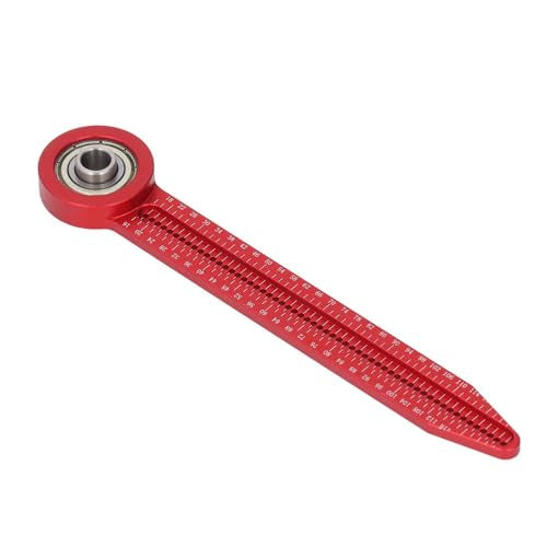 Aluminum Alloy Scriber 146mm - 360° Rotating Carpenter Tool for Woodworking and Drafting, Precision Marking Gauge