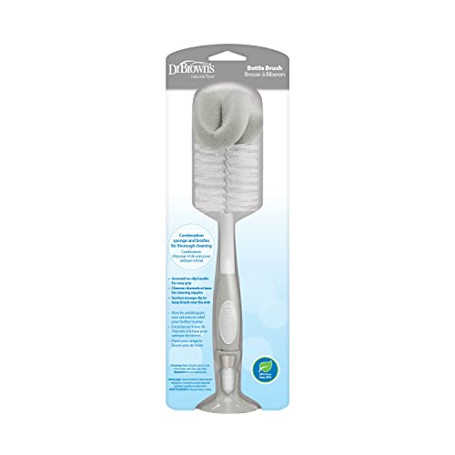 Dr. Brown's Bottle Brush, Gray, 1-Pack - color: Gray Bottle Brush, size: 1-Pack