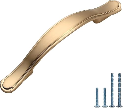 20 Pack Champagne Bronze Kitchen Cabinet Handles 3 Inch Cabinet Pulls Cabinet Hardware Drawer Handles for Cabinet Dresser and Cupboard - color: Champagne Bronze, size: 3 Inch Hole Centers, style: 20 Pack