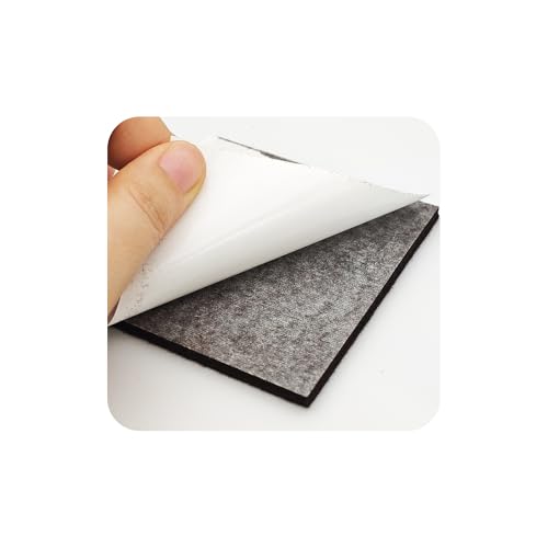 16PCS 2.95 x 2.95 Inch Square Felt Pads, Soft Adhesive Non-Slip Backed Felt, Cuttable Floor Protectors for Furniture Legs, Brown Anti Scratch Furniture Pads - size: 2.95 x 2.95 Inch