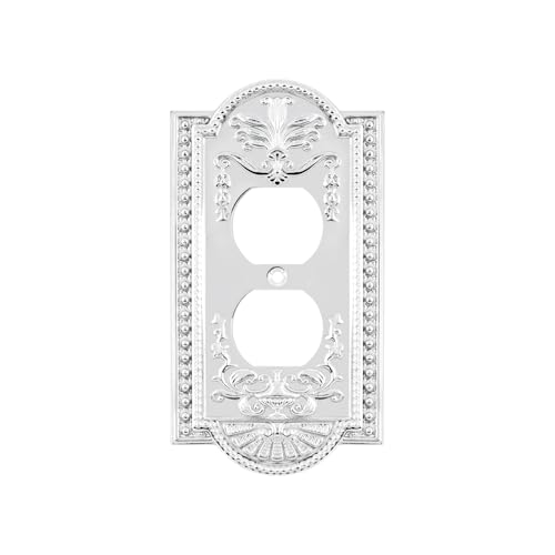 Nostalgic Warehouse Meadows Light Switch Cover Plate - color: Bright Chrome, size: Outlet