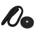 Magnetic Washer Door Stopper & Holder Strong Flexible Prop to Keep Front Load Washer/Dryer Door Open Fits LG Samsung Laundry Accessories (Black) - color: Black