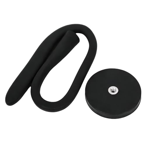 Magnetic Washer Door Stopper & Holder Strong Flexible Prop to Keep Front Load Washer/Dryer Door Open Fits LG Samsung Laundry Accessories (Black) - color: Black