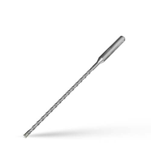 CSOOM SDS Plus Rotary Hammer Drill Bit 1/4"x8.27", Professional Concrete Drill Bit for Concrete, Brick, Stone and Cement Walls - size: 1/4"x8.27"