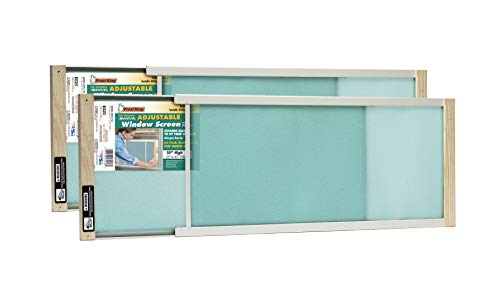 Frost King 2AWS1145 WB Marvin Adjustable Window Screen, 10" high, fits 25 - 45" wide, 2-Pack - style: 10" High x Fits 25-45" Wide (2-Pack) - Filter