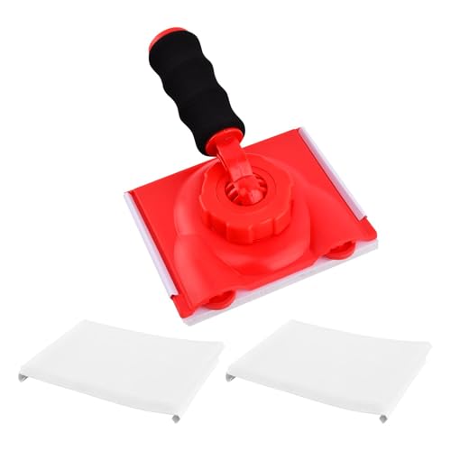 Paint Edger Trimmer with 2pcs Replacement Pad Refills,Paint Edgers Tool, Edge Painting Tool for Wall Paint Pad Applicator for Ceilings Corner Edges Painter Trim Painting Supplies