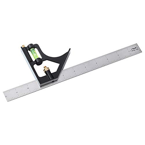 Mr. Pen- Combination Square, 12" Combo Square, Carpentry Tools - color: Black