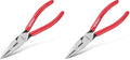 ARROW 8" High Leverage Needle Nose Pliers with Side Cutters, Long Nose Pliers for Gripping, Wire Bending, Cutting (Pack of 2) - size: 8 INCH (Pack of 2)