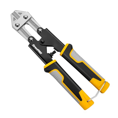 GRENPRO 8 Inch Heavy Duty Mini Bolt Wire & Cable Cutter, Anti-Slip Pliers - style: 8" Bolt Cutter