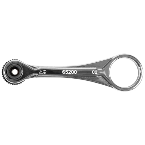 Klein Tools 65200 Ratchet Set, 5-Piece Mini Ratchet Set with Phillips, Slotted, and Adapter for Other Socket Sizes, For Tight Spaces - size: Non-Magnetic