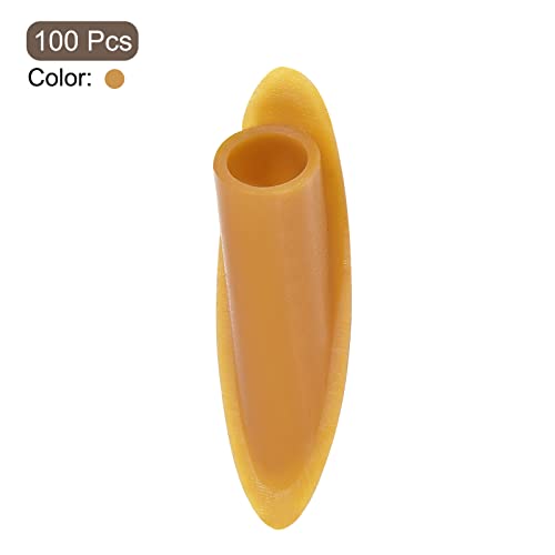 MECCANIXITY 9mm Plastic Pocket Hole Plugs,Wood Plugs for Pocket Hole Jig Working Tool Accessories,Light Brown Pack of 100 - color: Light Brown