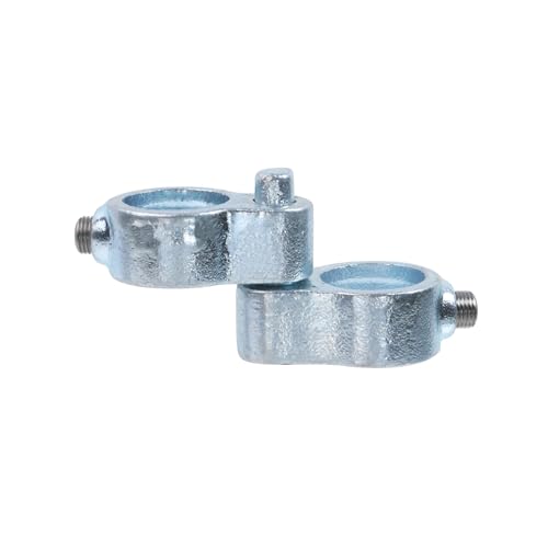 2 Sets 1" Chain Link Fence Gate Post Hinge, Removable Fence Hinges - size: 1"