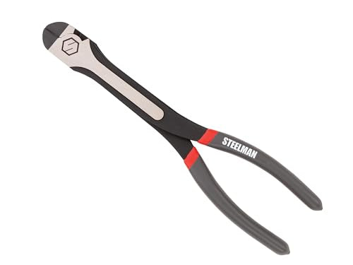 Steelman 11-inch Extended Reach Diagonal Cutting Pliers, Heavy-Duty Long Cutter Tool for Wires, Fishing Line, and More - style: 11-Inch Long Reach Diagonal Cutters