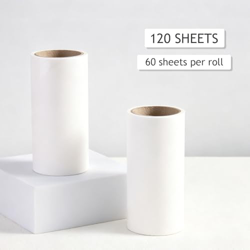 Nail Stamper Cleaner Refill Roll, 120 Adhesive Sheets - color: 2 Refills