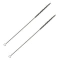 Utoolmart Steel Wire Cleaning Brush, Spiral Power Tube Brush, 0.2-inch Diameter 12-inch Length, 2pcs - color: 2pcs, size: 0.6cm