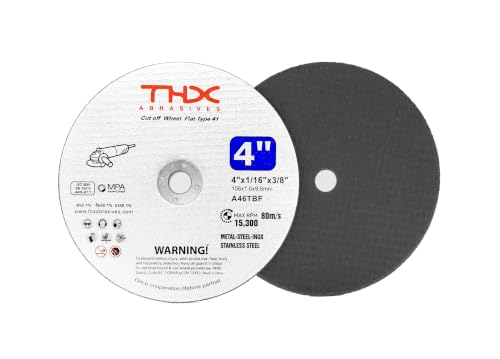 THX 4 Inch Cut Off Wheel,Long-Lasting Thin Cutting Wheel,30 Pack - size: 4" x 0.0625" x 3/8"