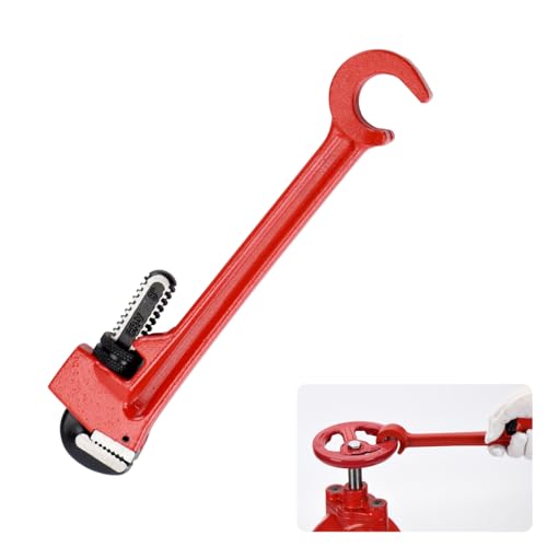 8" Double-Ended Valve Wrench 3/4" Opening & Pipe Wrench 1/8" - 1" - size: 8 INCH