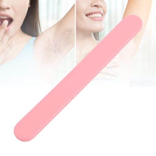 5Pcs Silicone Stir Sticks, Reusable Mixing Stick, Non Stick Silicone Wax Spatulas for Liquid, Paint, Popsicle Stirring Tool (Pink)