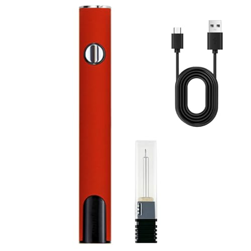 Wlizyzfhy Rechargeable Thread Burner kit，Tool Burning Pen(red) - color: Red