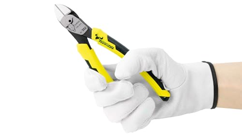 Tsunoda PKN-160TG, High-Leverage Heavy Duty Diagonal Cutters 6-inches (160mm) - size: 6-inches Elastomer Handle