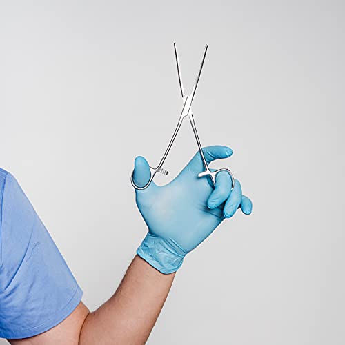 SURGICAL ONLINE 2-Piece Curved & Straight 3.5" Hemostat Set - Stainless Steel Locking Tweezer Clamps - Ideal Hemostats for Nurses, Fishing Forceps, Crafts and Hobby - size: 3.5"