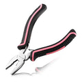 Mini Linemans Pliers Spring Loaded 5 Inches Wire Cutter with Serrated Jaw Chromium Vanadium Steel Construction Mini Combination Pliers for Jewelry Making, Pink Tool for Women - style: Linemans Pliers