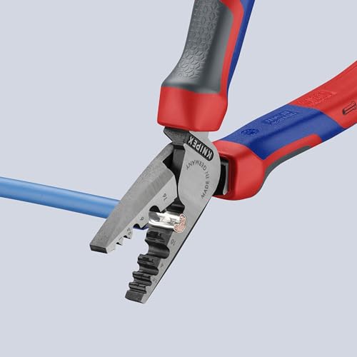 KNIPEX 97 72 180 Comfort Grip Crimping Pliers For Cable Links