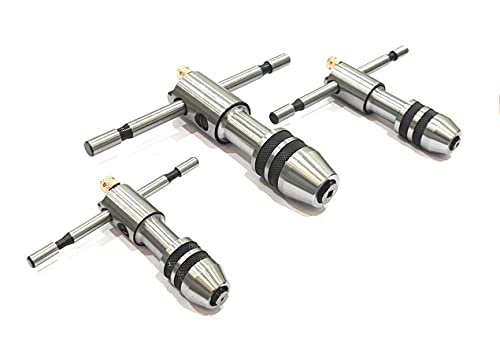 Reversible Ratchet Adjustable Tap Wrench Machine Tools ((SET OF ALL 3 ITEMS)) - size: (Set of 3 Sizes)