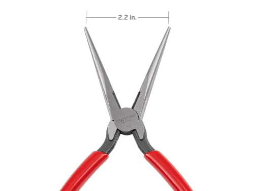TEKTON 7 Inch Smooth Jaw Long Nose Pliers | PGF15007 - color: Smooth Jaw, size: 7 Inch Straight