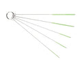 10" Extra Long Tube Brush Set - Small 5 Pack - Green - color: Green, size: Small 5 Pack (2mm 3mm 4mm 5mm 6mm)