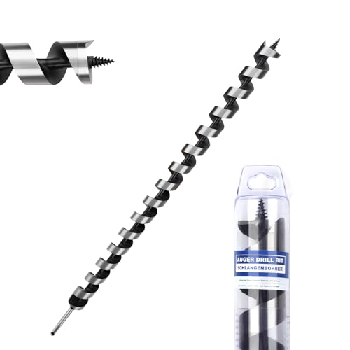 1-1/2" X 31.5" Auger Bit for Wood, 38x800mm Extra Long Auger Drill bit - size: 1-1/2" (38mm)diameter, style: 31.5 inch / 800mm Length