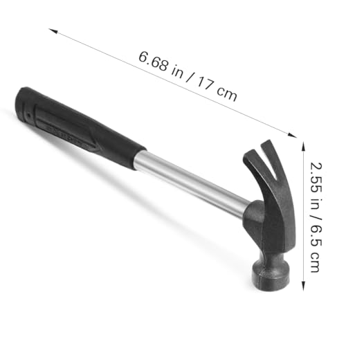 Toyvian 5 Pcs Mini Claw Hammer Set Small Hammer for Seamless Nails Portable Hand Tool for Home Repairs Picture Hanging Diy Crafts Car Maintenance 6.69 X 2.55 X 0.59 in