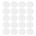 PATIKIL Silicone Rubber Flat Washer, 20 Pcs 0.59" OD x 0.16" ID x 0.16" Thickness Sealing O Ring Water Hose Gasket Assortment Kit Heat Resistant Washer for Plumbing Valve Machinery, White - size: 0.59" OD x 0.16" ID x 0.16" T
