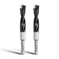 2-Pack 7/16 Inch Forstner Drill Bit Carbide Tipped Woodworking Hinge Cutter - size: 7/16"