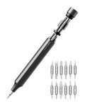 HOTO 24 in 1 Mini Screwdriver Set, Eyeglass Repair Kit, Slate Grey | Magnetic Torx Bit Set, EDC Pen Screwdriver for Electronics, Watches, Phones, Laptops, Cameras, Gadgets for Men - color: Slate Grey