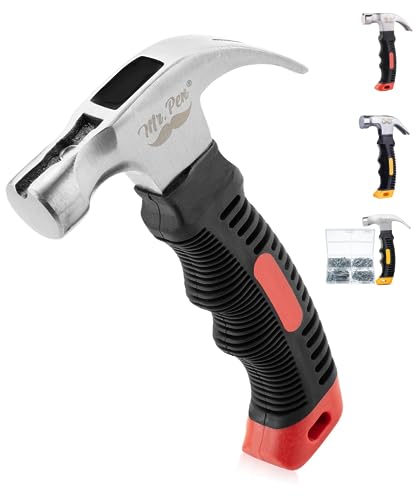 Mr. Pen- Claw Hammer, 8oz, Red, Magnetic - color: Red
